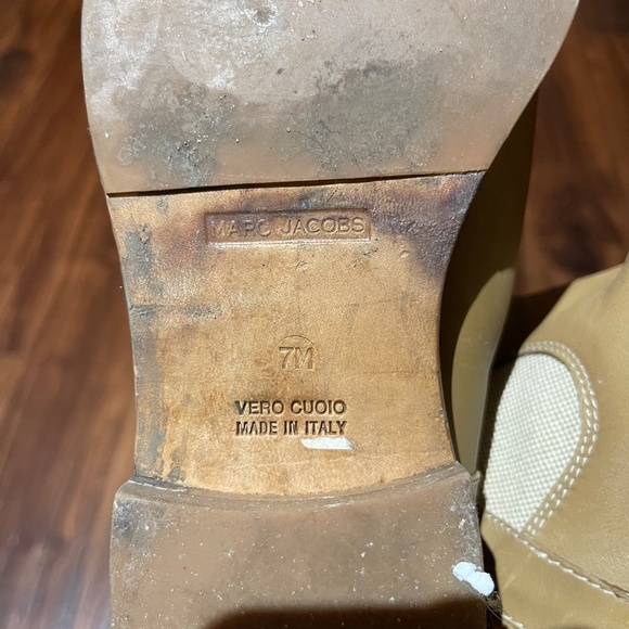 Marc Jacobs Canvas Leather riding boots sz 7 - Picture 4 of 4